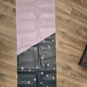 Travel Yoga Mat Thin Flexible Vacation Gym Purple Blue